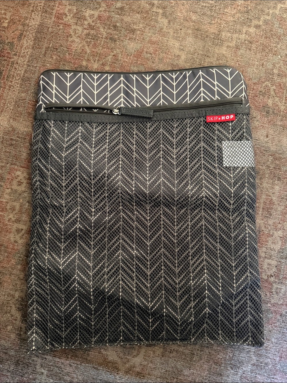 Skip Hop Grey Chevron Wet Bag